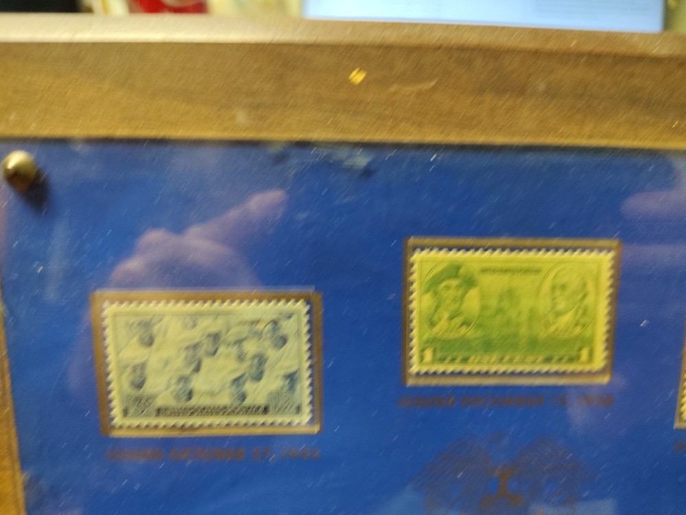 US Navy 1st Day Issue Plaque
