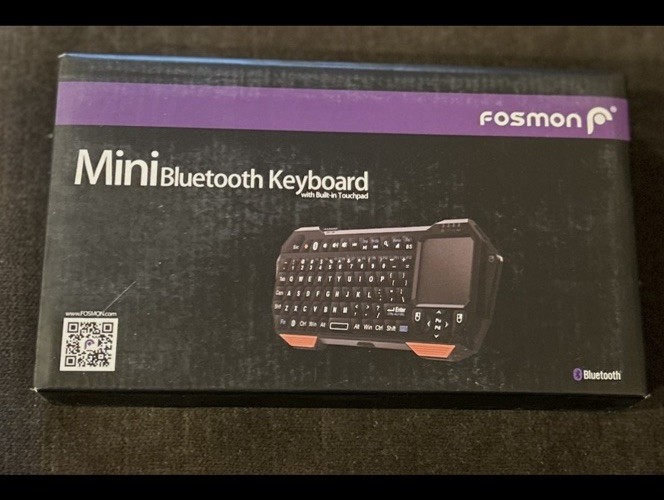 30ft Range Mini Wireless Bluetooth Keyboard w/ Touchpad for PS4 PC VR