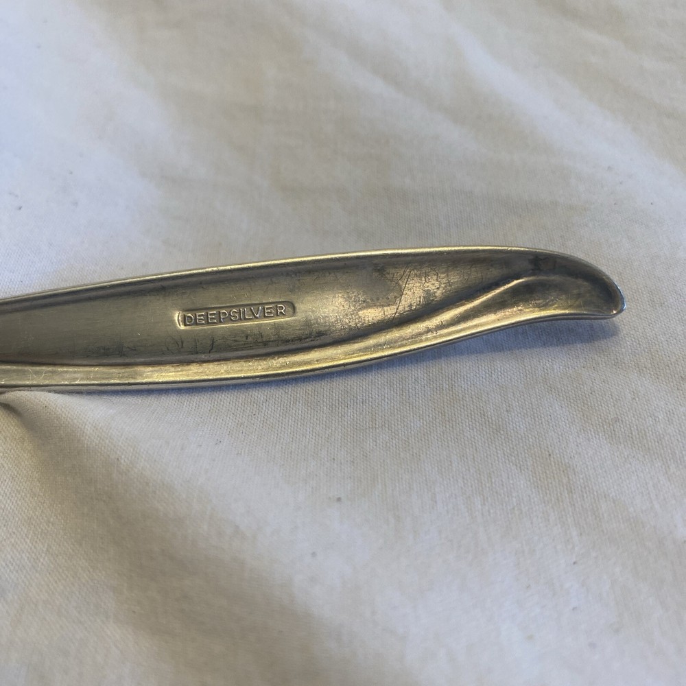 Holmes & Edwards Windsong Deep Silverplate Vegetable Serving Fork 9”
