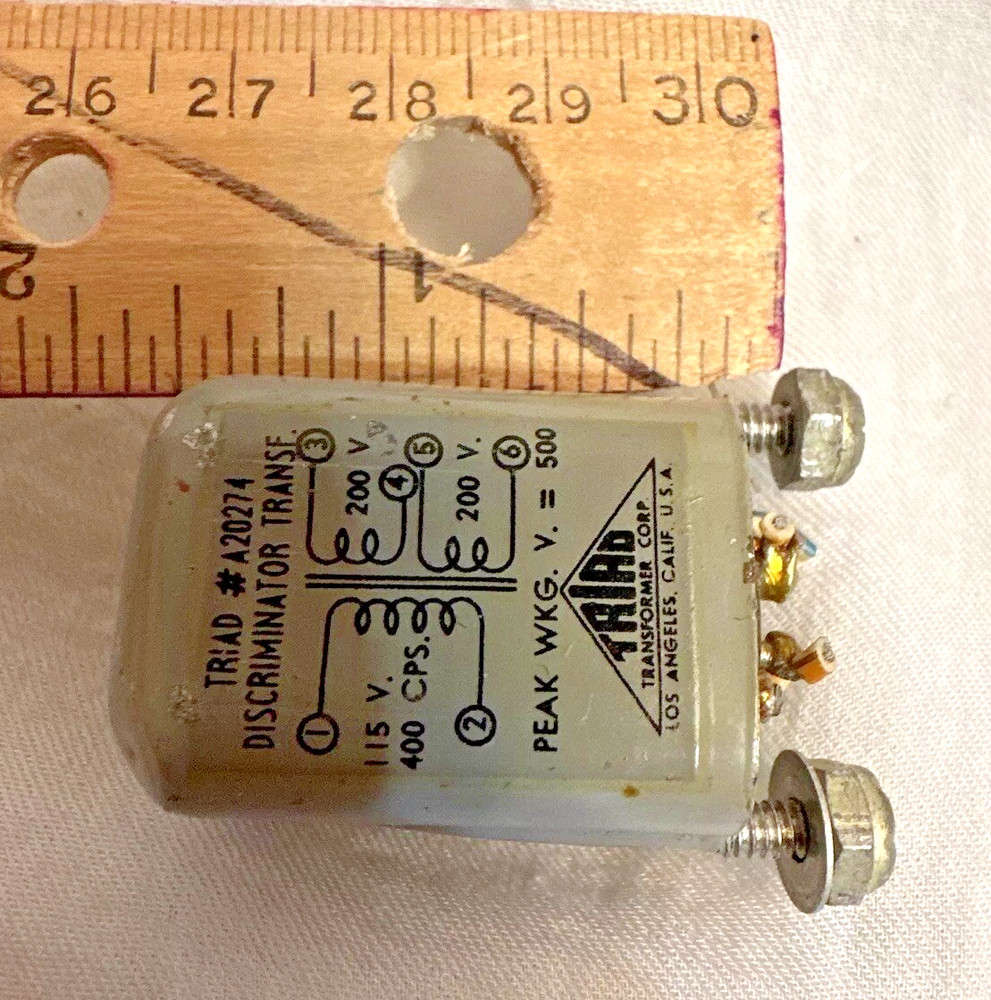 Vintage Triad A20274 Discrimination Transformer