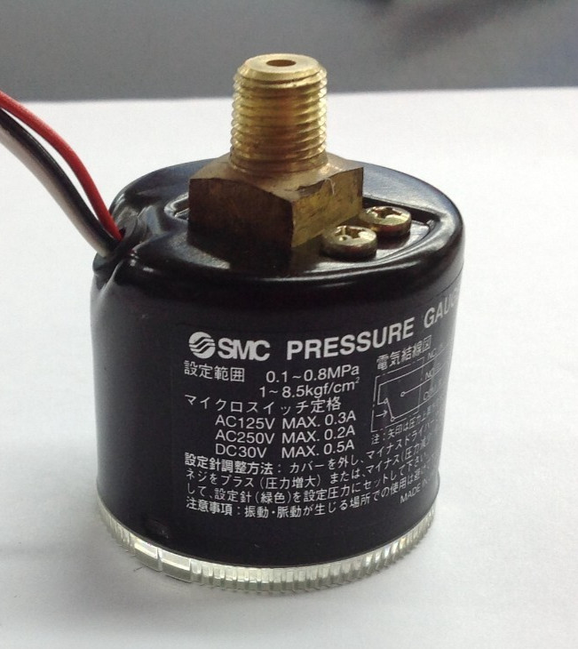 SMC Pressure Gage with Switch, Model GP46