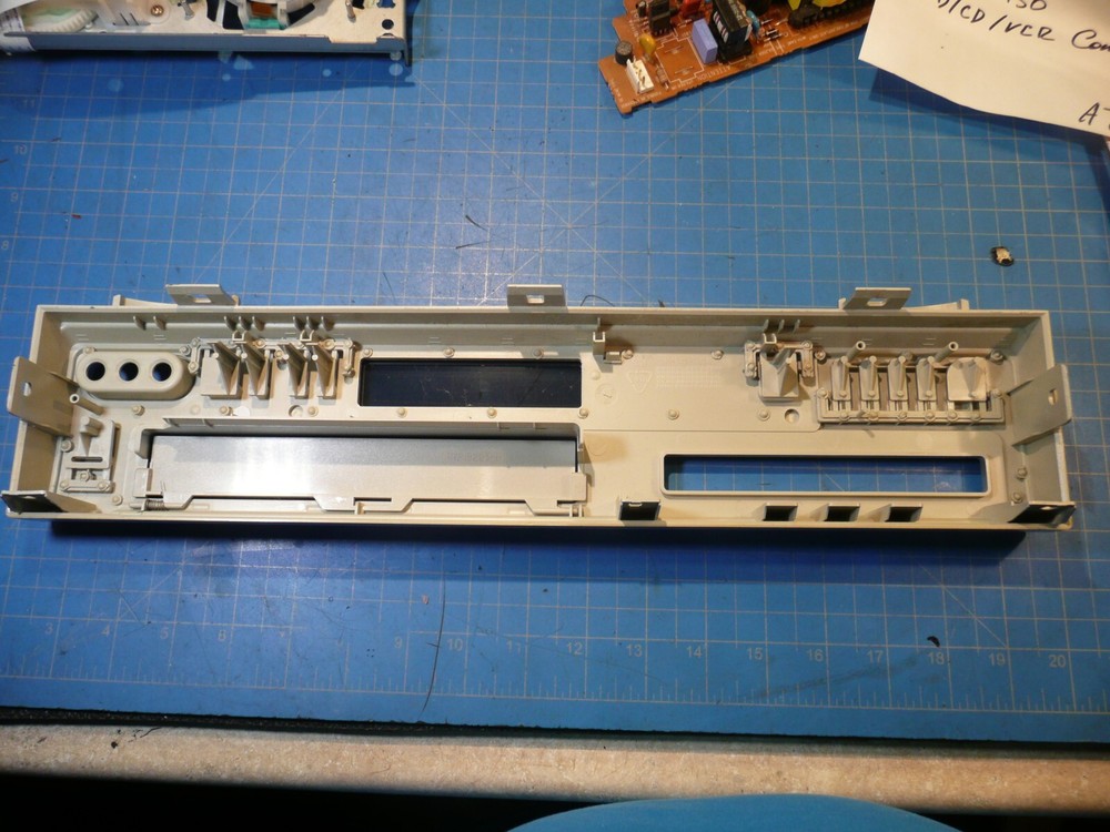 Go Video DV2150 VCR/DVD Combo Replacement Parts Front Face Panel Plate