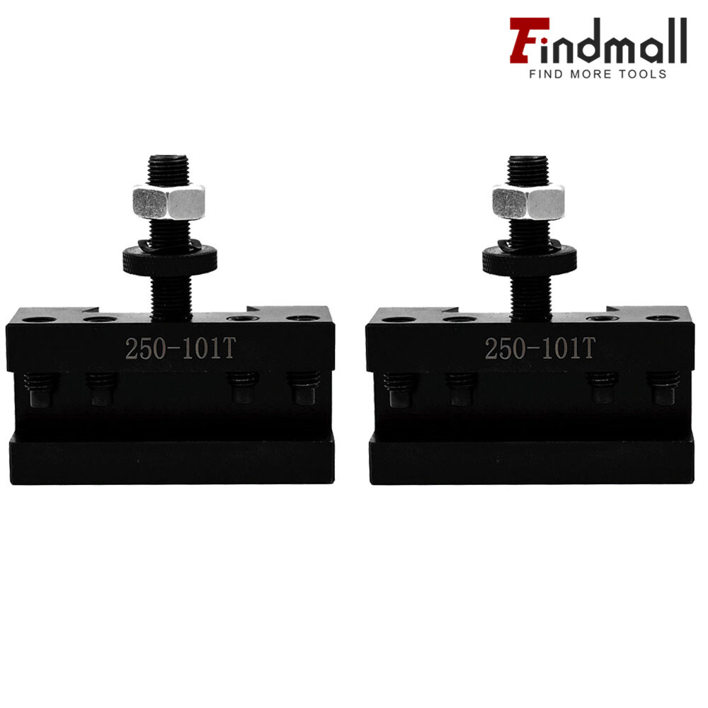 2Pcs AXA #1 250-101 XL Oversize Quick Change Tool Post Turning And Facing Holder