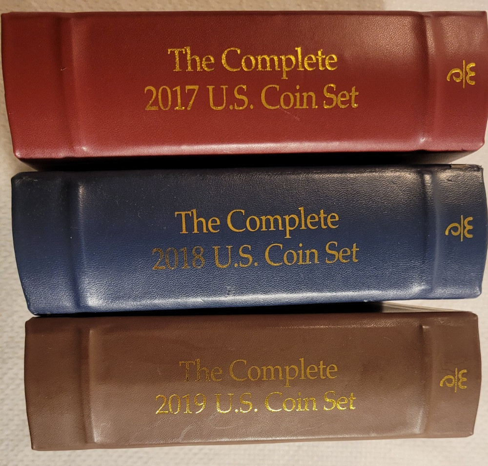 EMPTY PRESENTATION BOX for 2017, 2018 & 2019 Mint Coin Sets