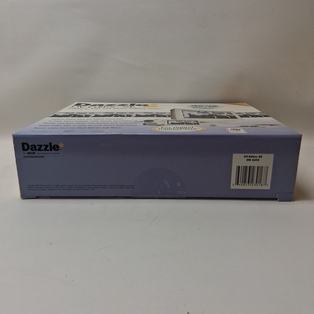 Dazzle DV-Editor SE Software For Digital Camcorders