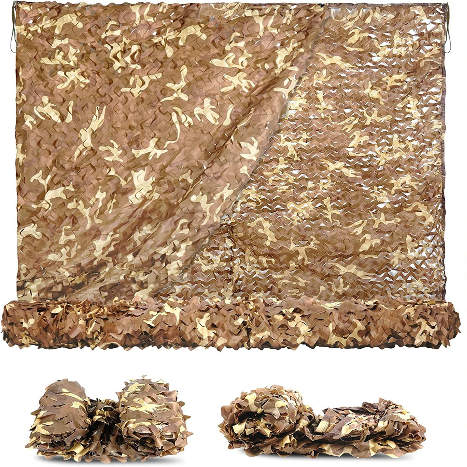 13-26Ft Military Woodland Camouflage Netting Cutable Camo Net Camping Hunting