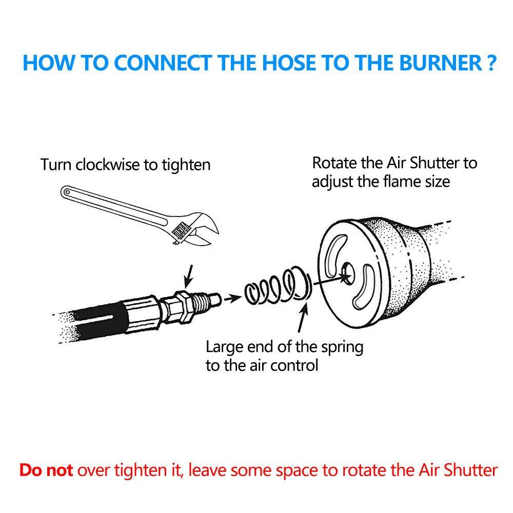 Round Portable Propane 200,000 BTU Outdoor/Indoor Burner Camp Stove BBQ Black