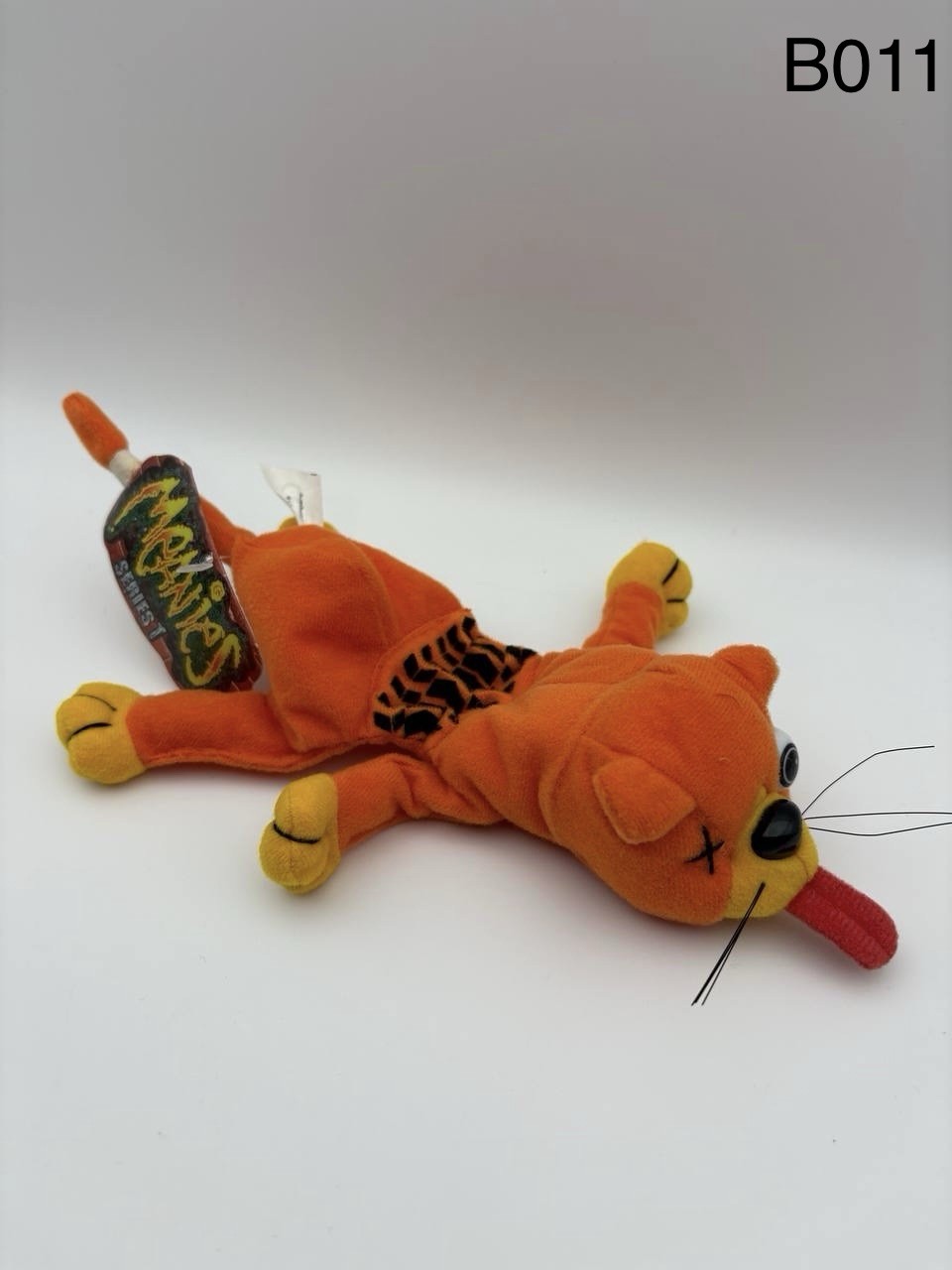 Meanies Series 1 “SPLAT” THE ROAD KILL KAT Cat Vintage Plush 1997 New with Tags