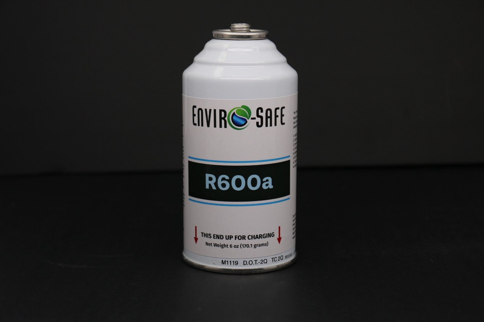 Enviro-Safe R-600a Refrigerant Inverted Piercing 6 oz 8 Cans #8070