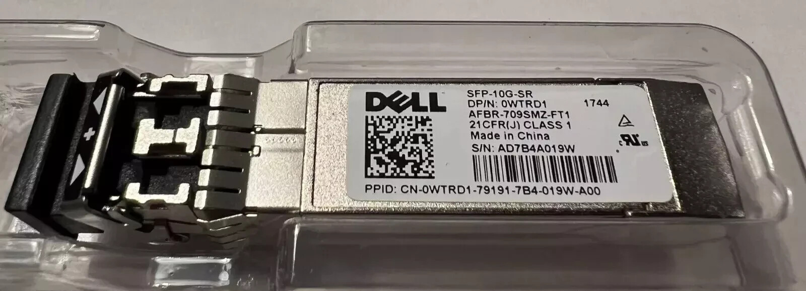 NEW Genuine Dell 407-BBOU SR/SW 331-5311 RK0CX SFP+ module w/60 daysWRTY