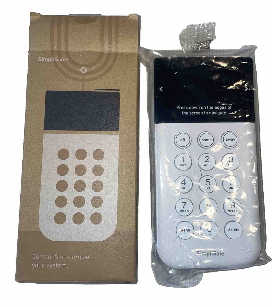 Simplisafe Keypad KP3W White NEW OPEN BOX