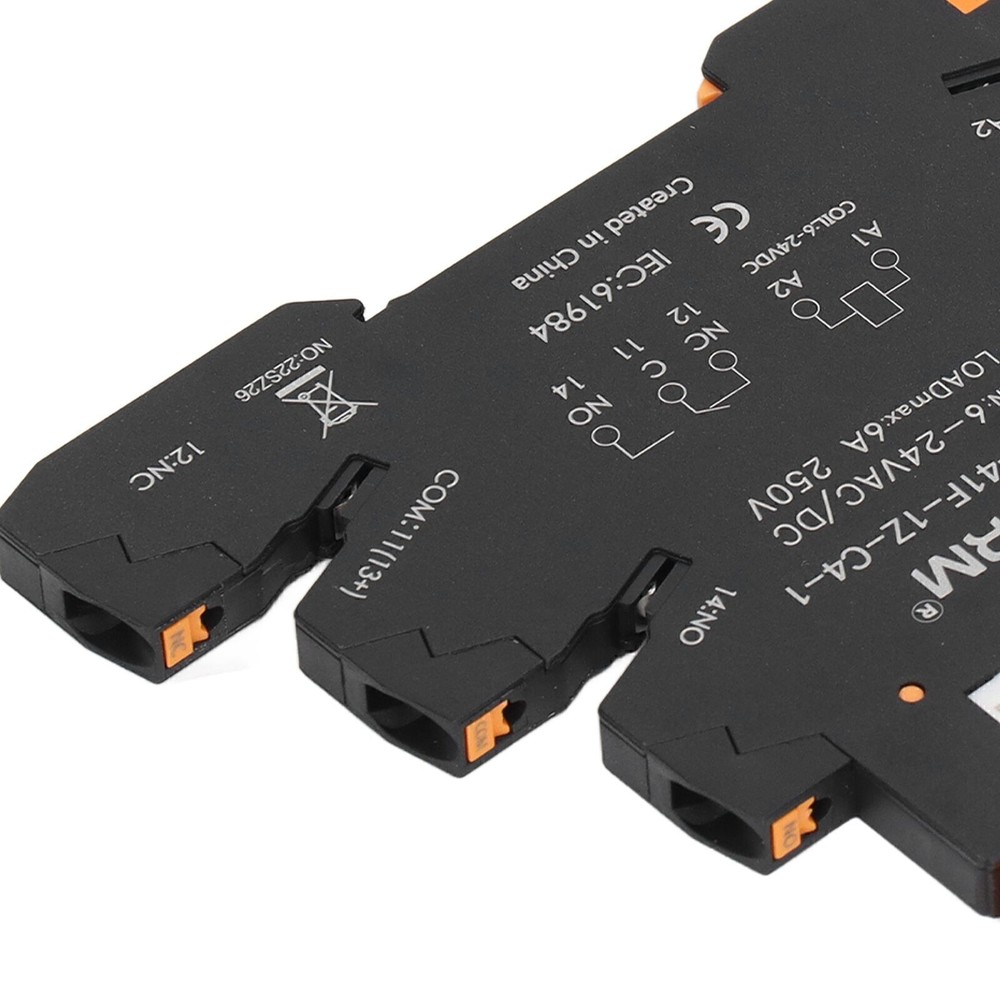 DC Control AC Ultra Thin Relay DIN Rail Mount Solid State Relay Module SPDT