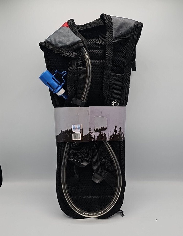 2 Liter Hydration Pack System Gooseberry , Red Rip Stop Backpack