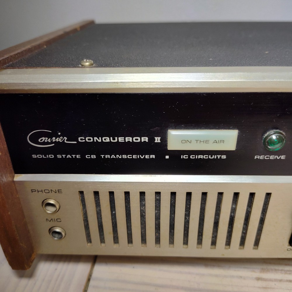 Courier Conqueror II CB Solid State Transceiver: Turns On Untested Parts Repair