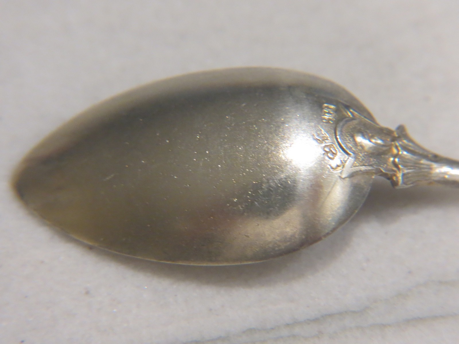 German Gilt 800 Silver 12 Demitasse Spoons Set no monograms