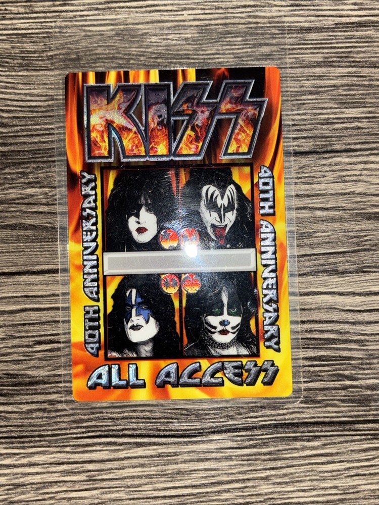 KISS 40th ORIGINAL ALL ACCESS LAMINATE  TOUR