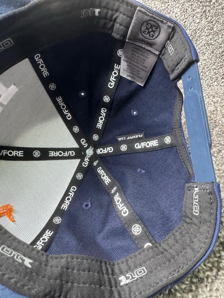 G/Fore Hat Cap Snapback One Size Blue Golf Hat Adjustable 1 Point