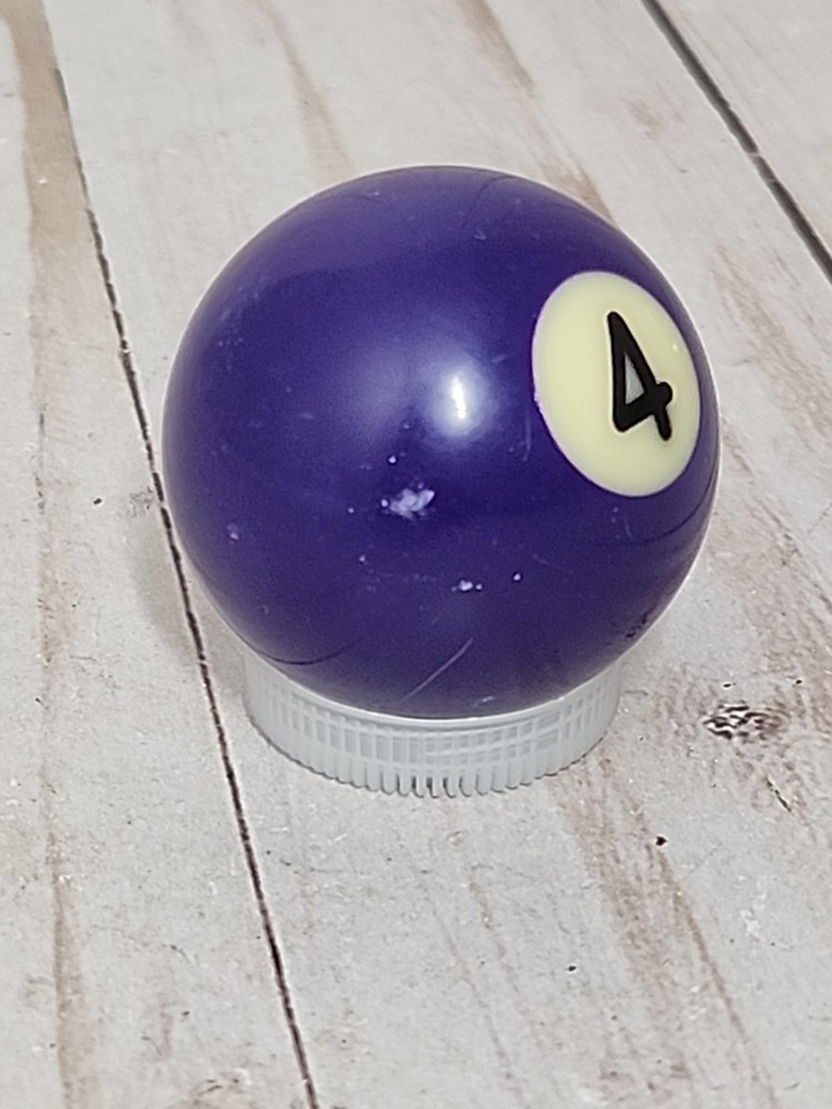 Replacement Mini Billiards Pool Ball - 1.5" Diameter - Solid Purple #4 Ball
