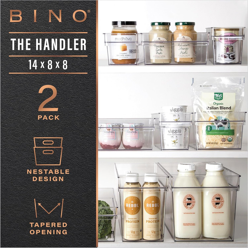 | Plastic Storage Bins, Large - Deep | the HANDLER COLLECTION | Multipurpose Org
