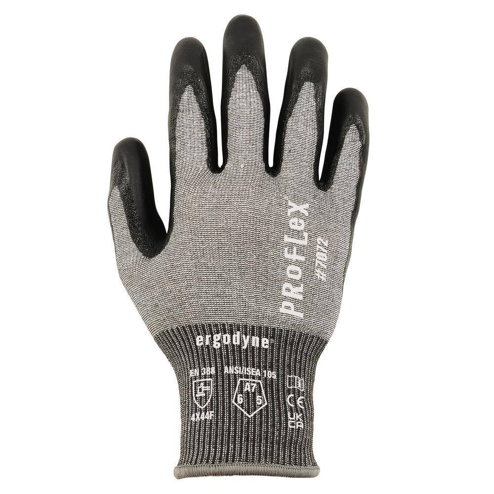 Proflex 7072 Large Gray General Purpose Gloves (12-Pack)
