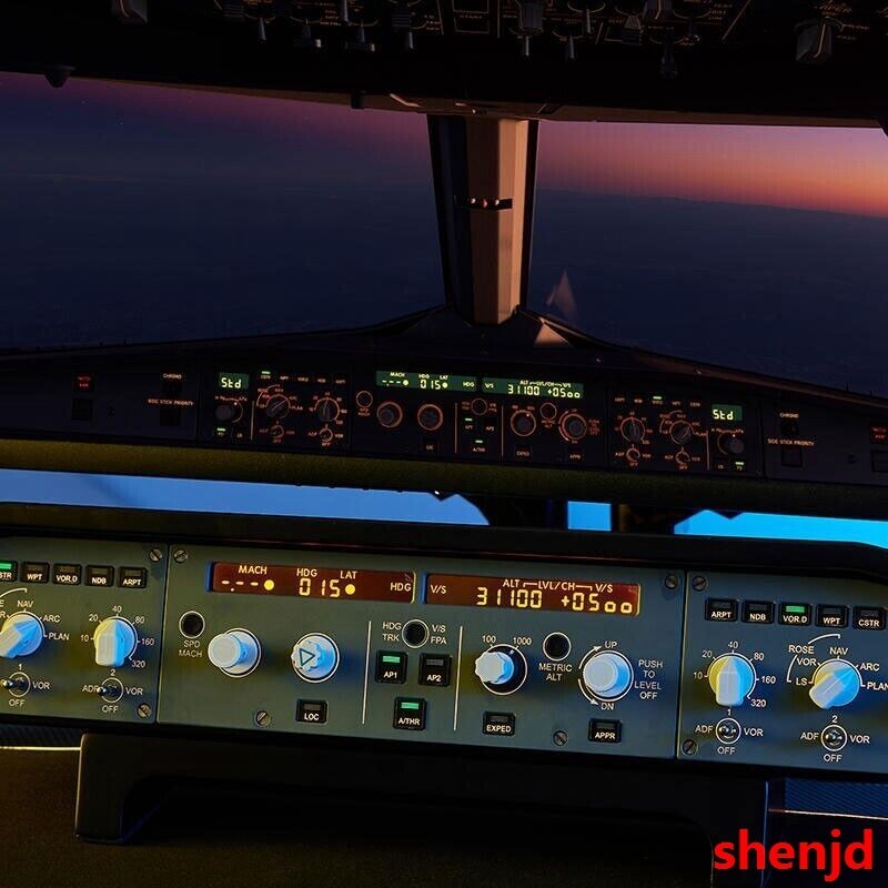 Simulator A320 FCU Flight Control Panel Flight for XP12 P3D Flight Simulation &