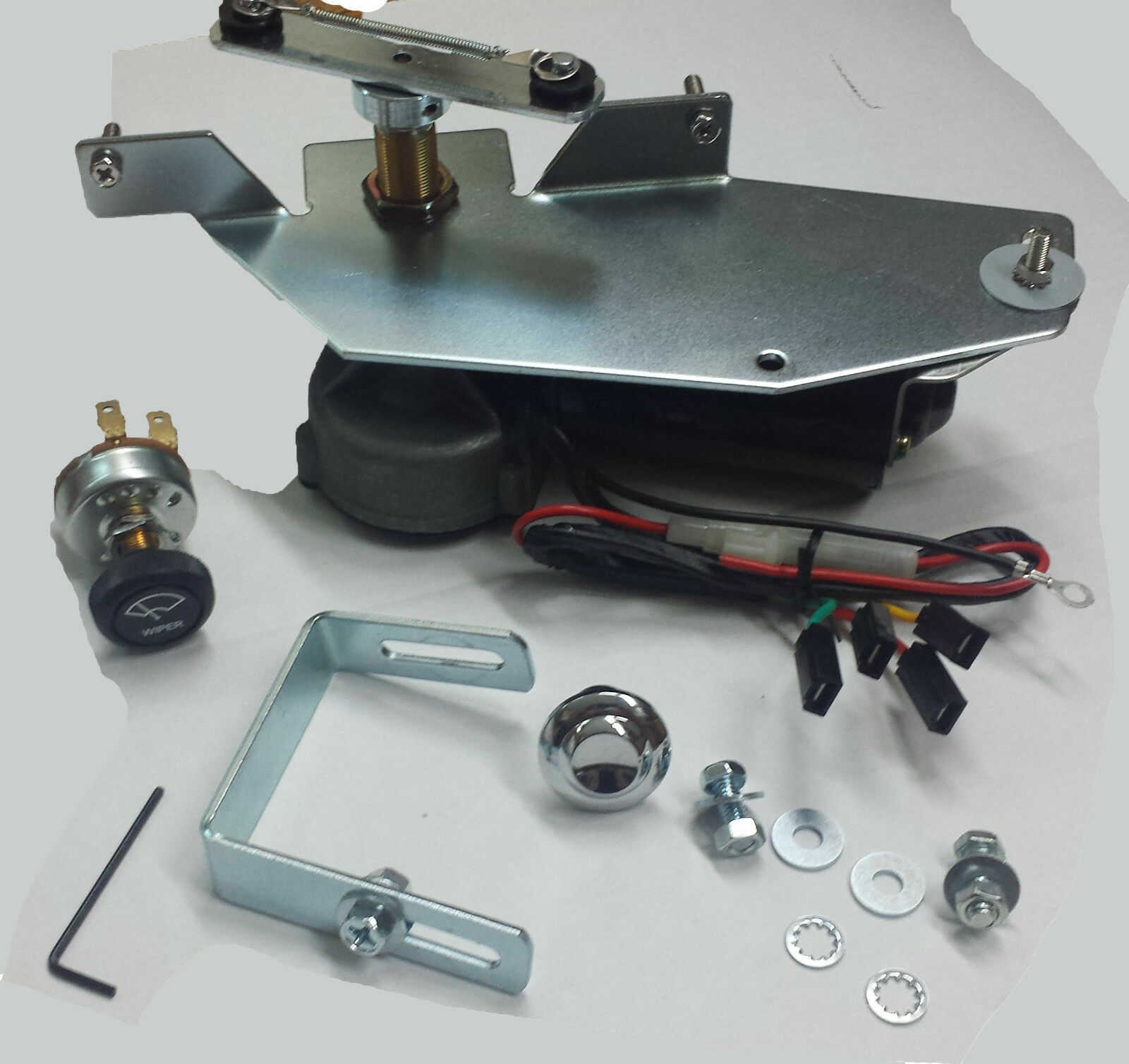 12V Wiper Motor Kit Replaces Original Vacuum unit fits 1958-59 Chevy & GMC Truck