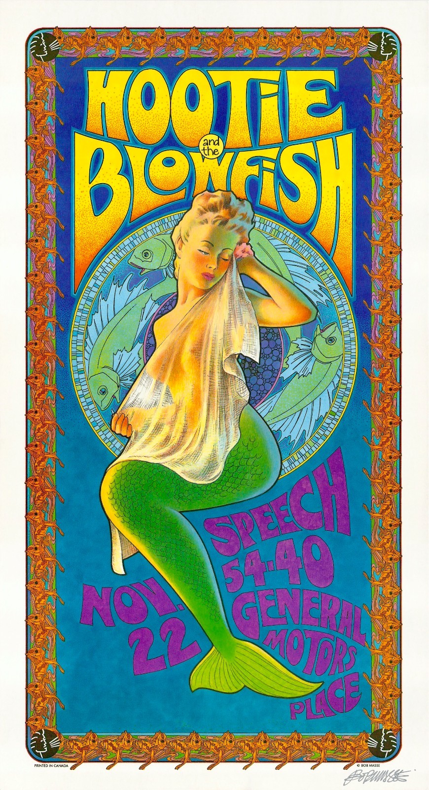 MINT & SIGNED Hootie Blowfish Phish 1996 Vancouver Poster