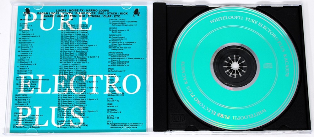 Kaeru Cafe White Loop 11 Pure Electro Plus Sample/Sound Library/Sampling CD