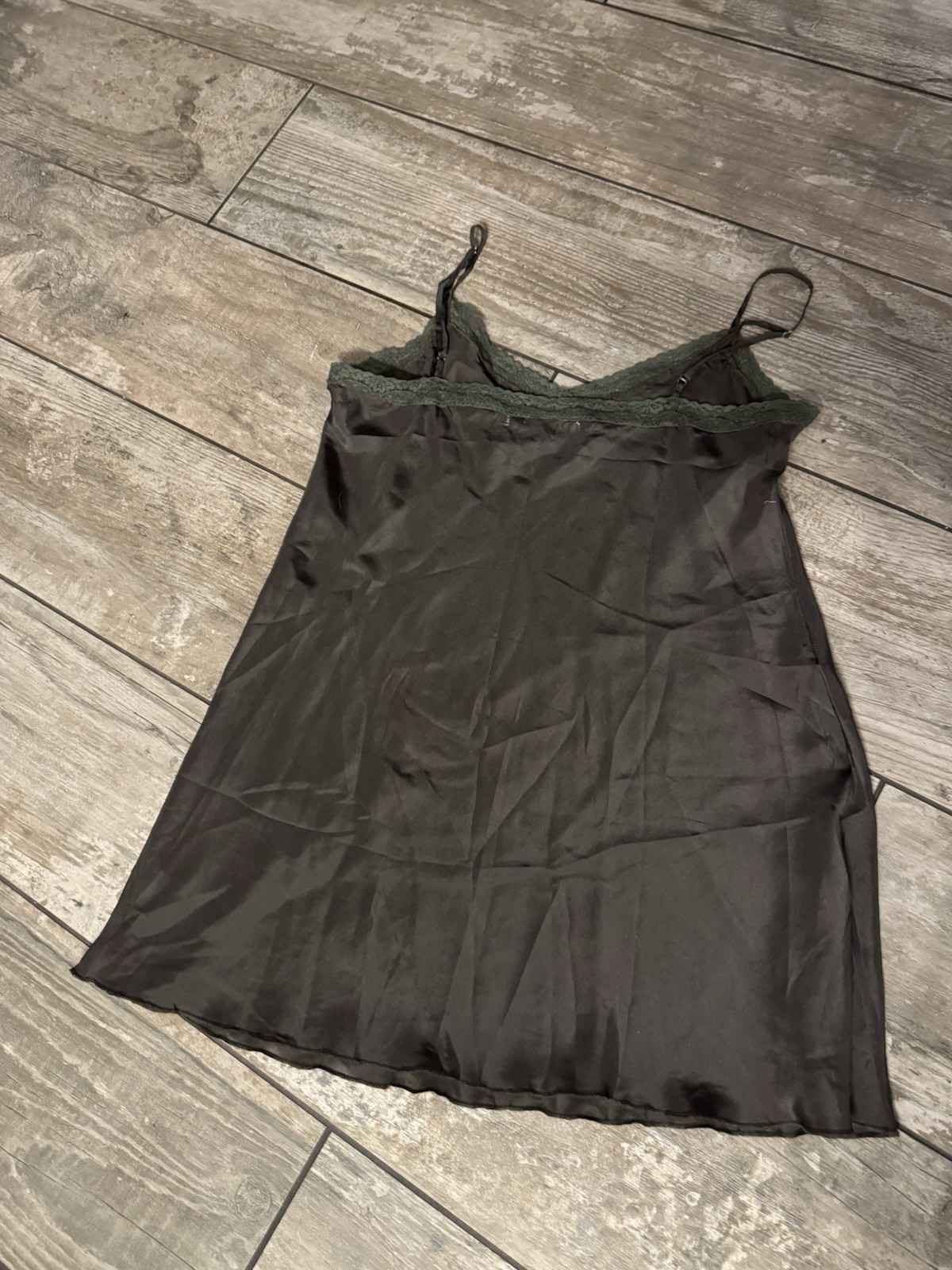 Johnny Was Love Silk Cami Lace Trim Lingerie Size M