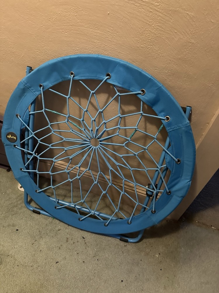 Blue bungee chair￼