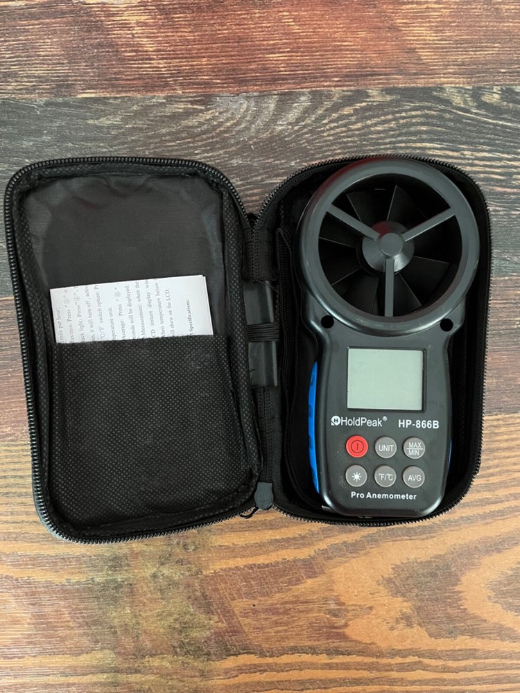 HOLDPEAK 866B Digital Anemometer Handheld Wind Speed Meter