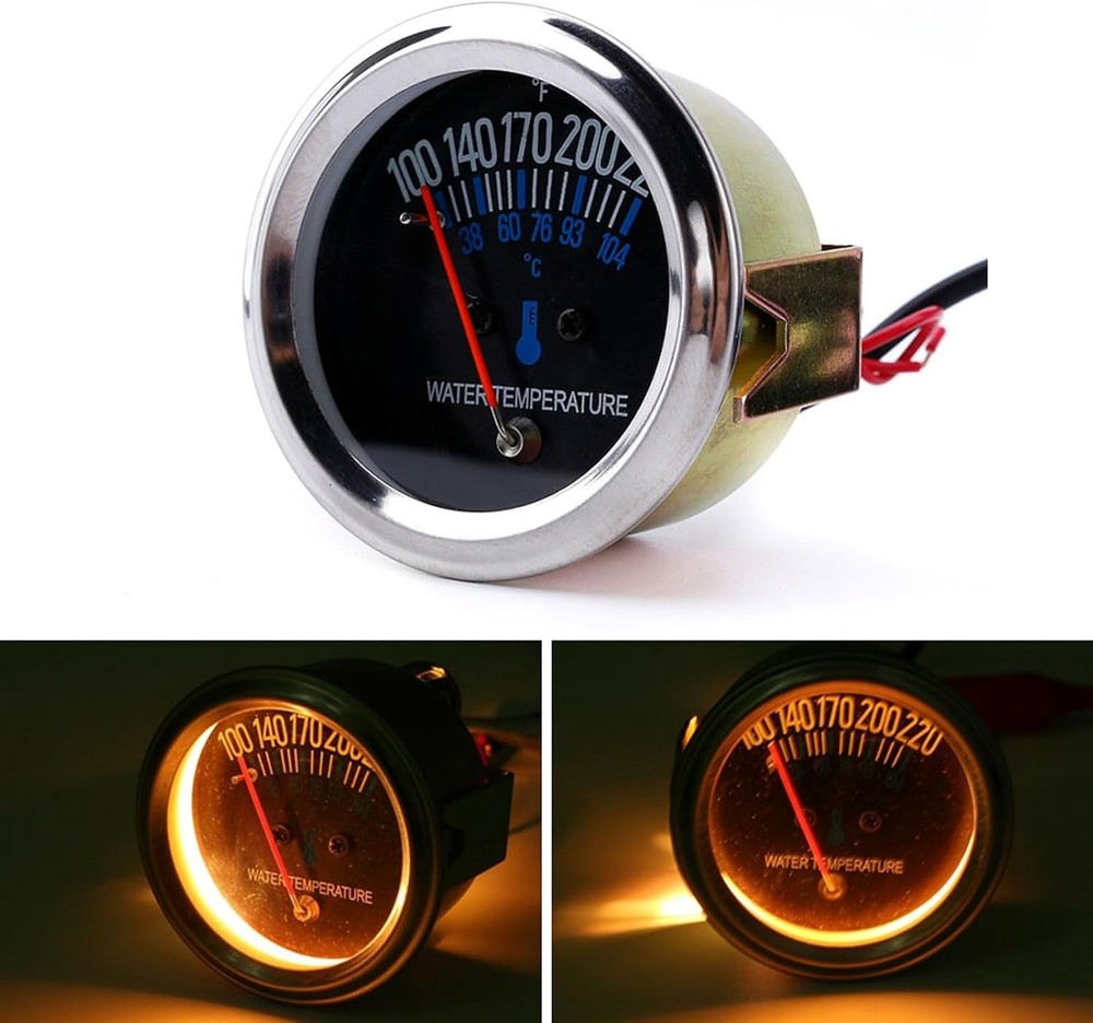 2'' 52mm Pointer Mechanical Water Temperature Gauge Temperature Temp Meter