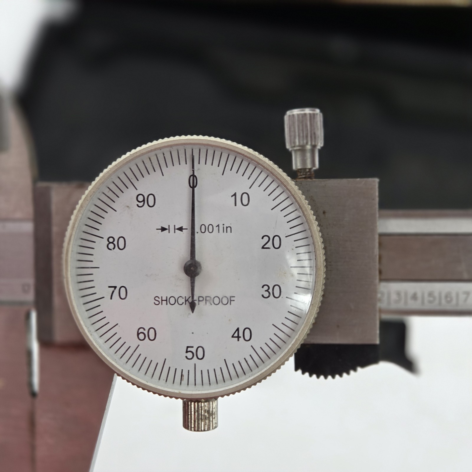 Shockproof Dial Caliper Stainless Steel 0-6" Range 0.001" Accuracy & Case