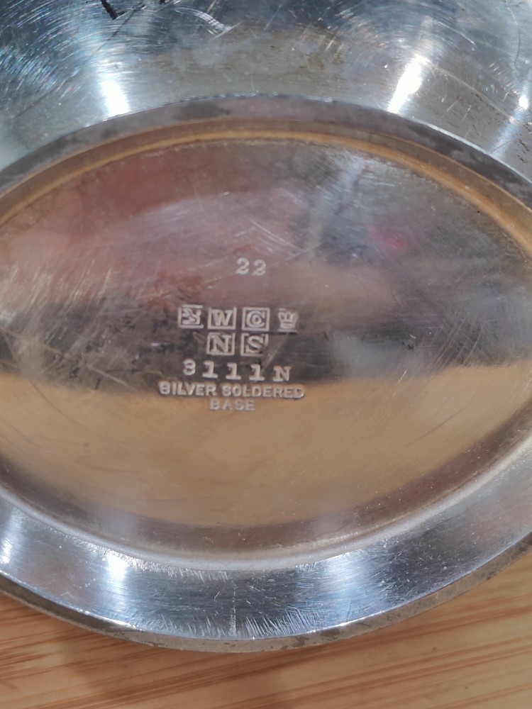 Vintage Silver Plate Coffee/Tea Service Set Art Deco Pattern