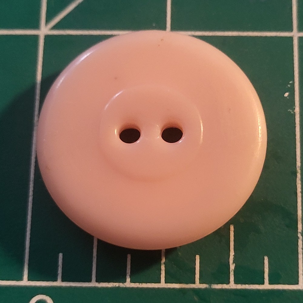Vintage Colt # 80 button pink confirmed pattern 7/8" excellent condition edges