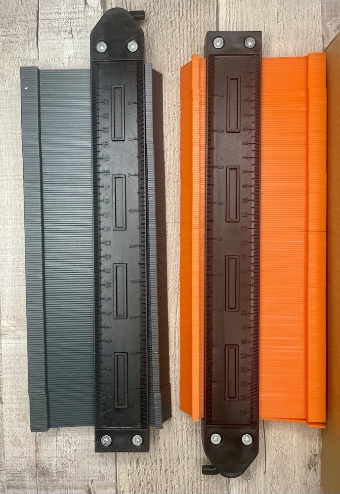 2 Contour Gauge Plastic Woodworking Tool Duplicator 10 inches