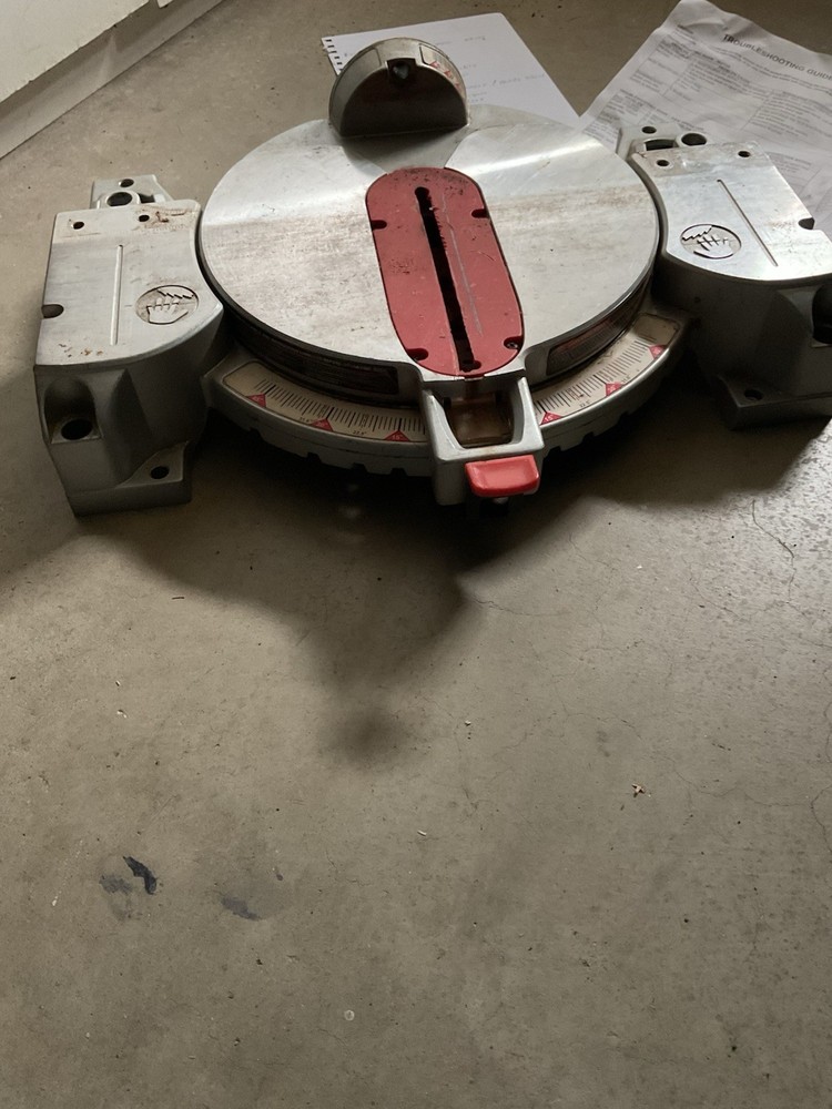 10” Compound Miter Saw Task Force Part BASE Used