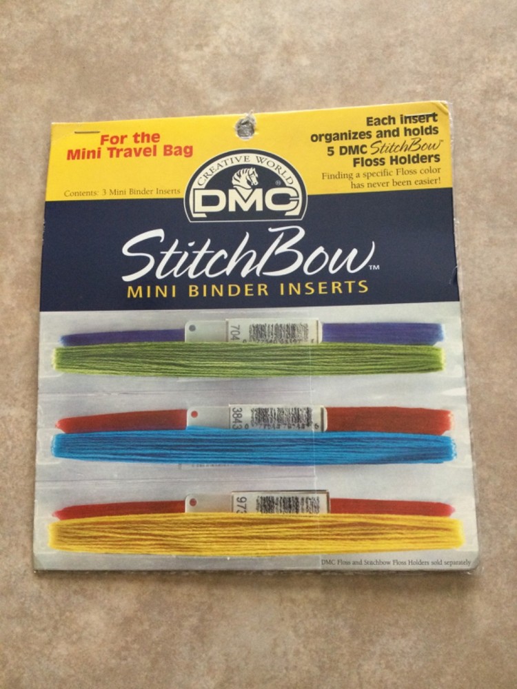 DMC Stitchbow Mini Binder Inserts - 3 Mini Binder Inserts New