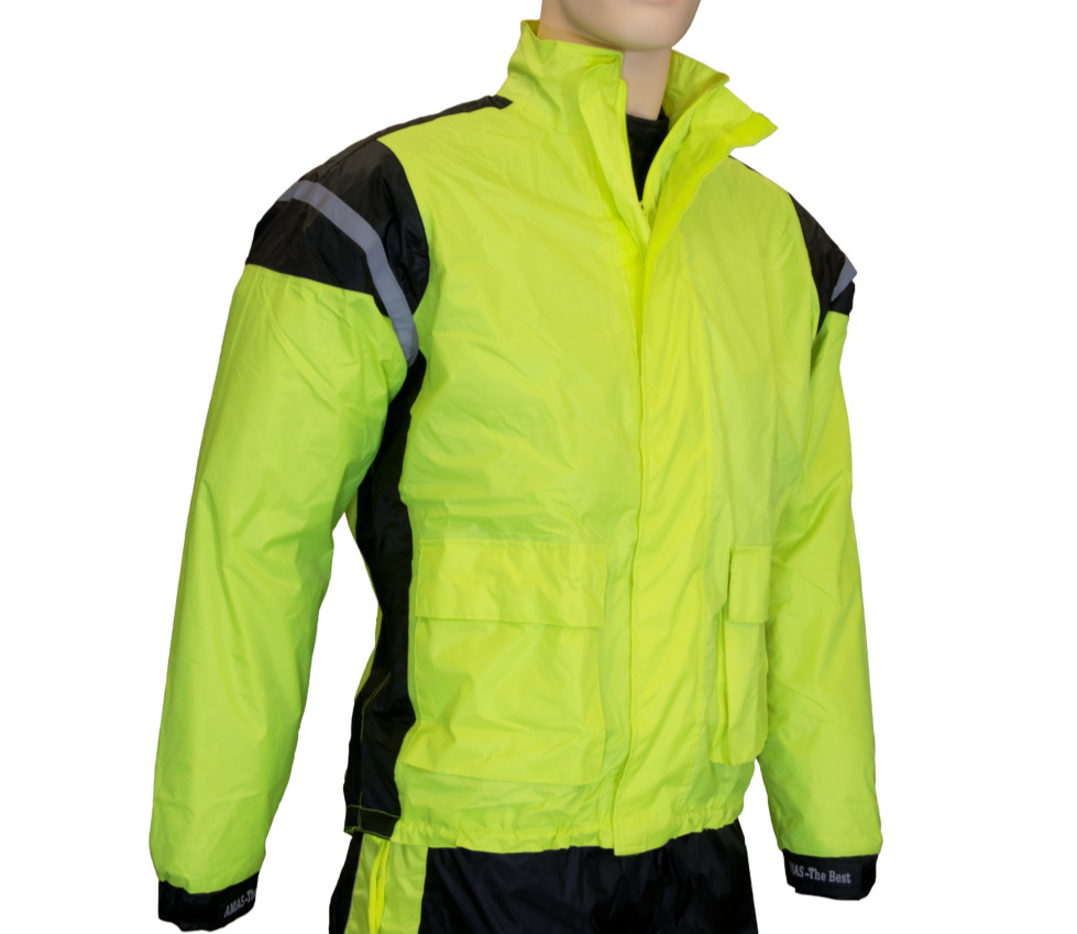 Motorcycle Suit Jacket Rainproof Waterproof Windproof Fluo Waterproof Visibility