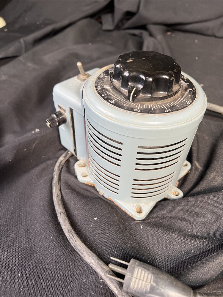POWERSTAT VARIABLE AUTOTRANSFORMER 3PN116B Untested And In Nice Shape