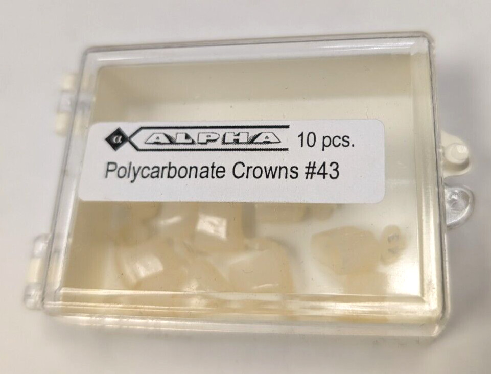 Polycarbonate Crowns 10 pcs/Pk #43
