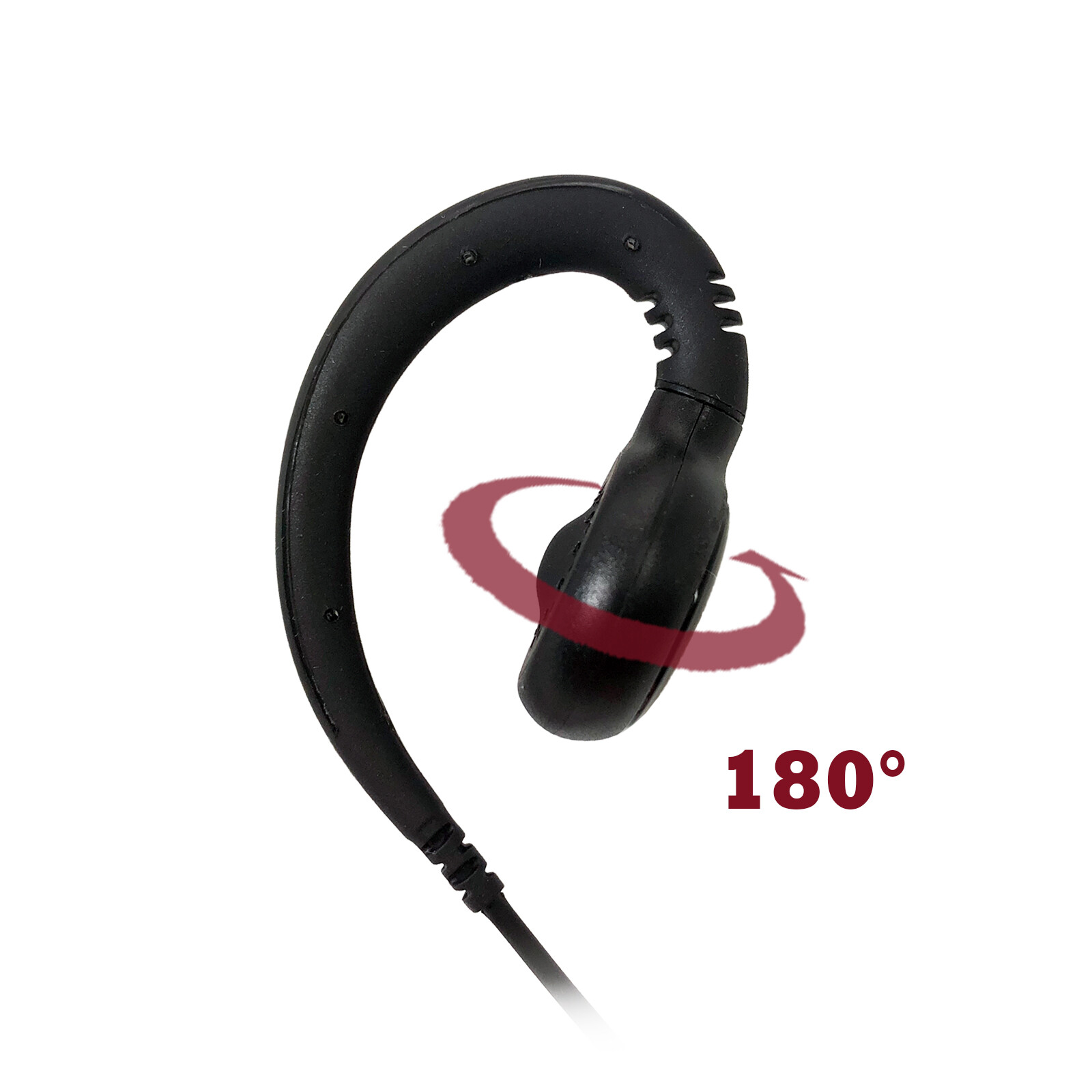 Extra Long PTT Earpiece for Target & Walmart Walkie Talkie Radios (Motorola)