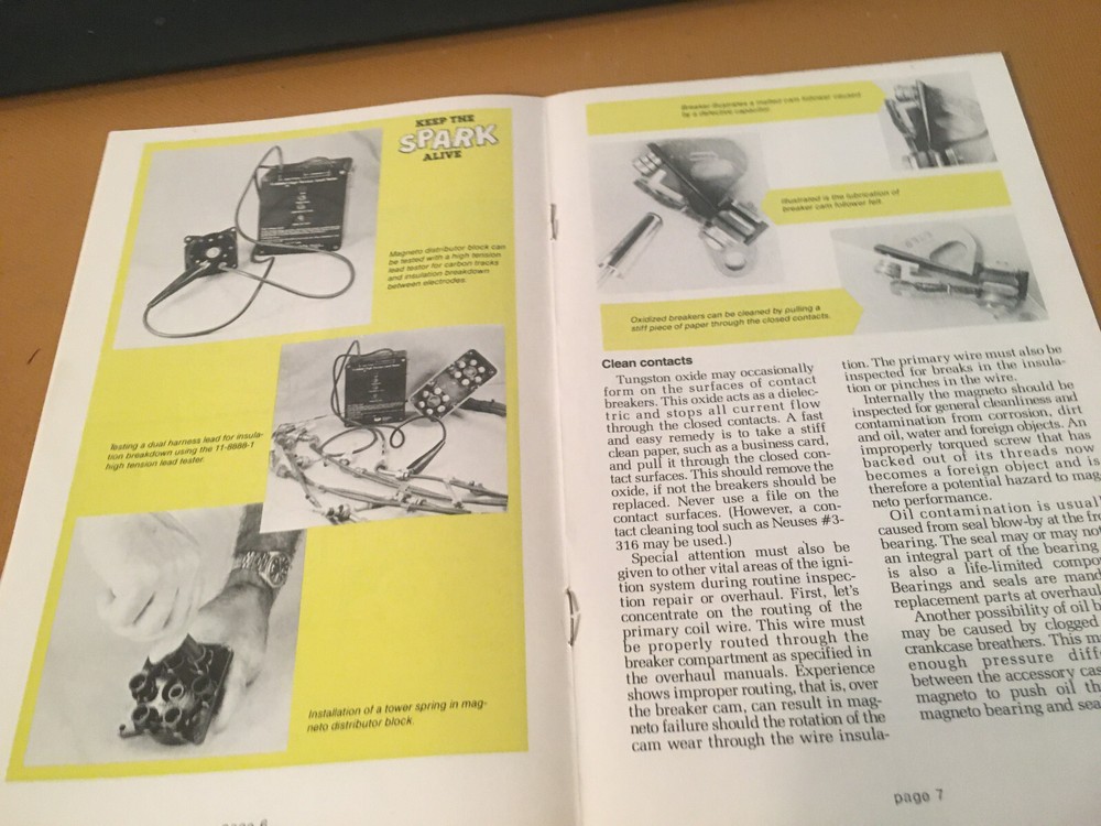 Bendix " Keep the Spark Alive" Magneto Maintenance Booklet.
