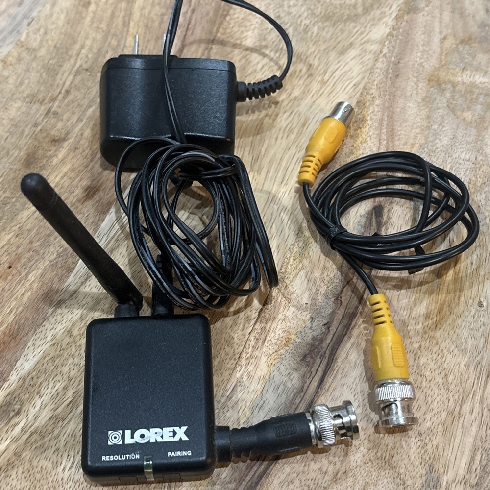 Lorex LW2277B WL2275 Wireless Receiver Plus Power Supply For Security Camera