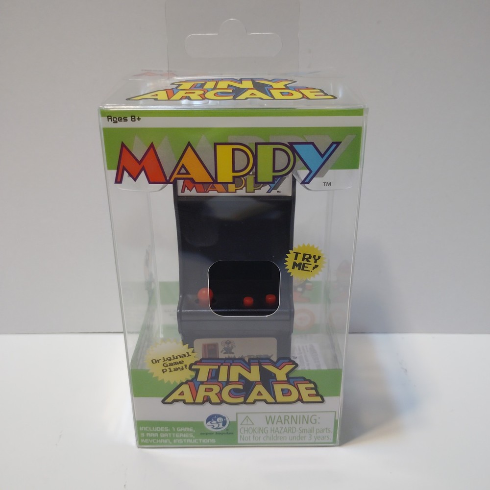 Super Impulse Tiny Arcade Mappy Handheld Electronic Game World's Smallest