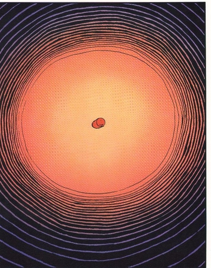 MOEBIUS ART COLOR LITHOGRAPH JEAN GIRAUD UNSIGNED PAGE 40