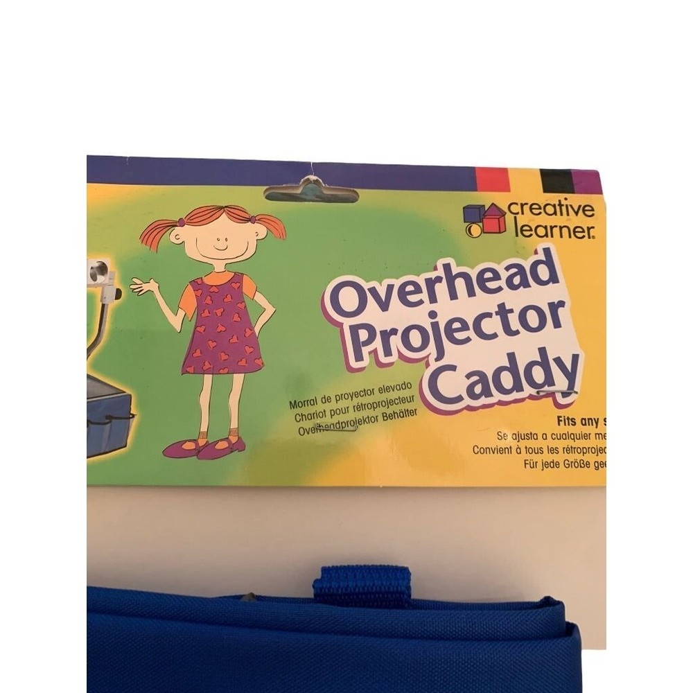 Overhead Projectors Overhead Projector Caddy 12" x 7.5" Each Side Blue