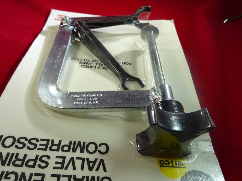 WILDE TOOL #600 Professional SMALL Engine Valve Spring Compressor USA MADE