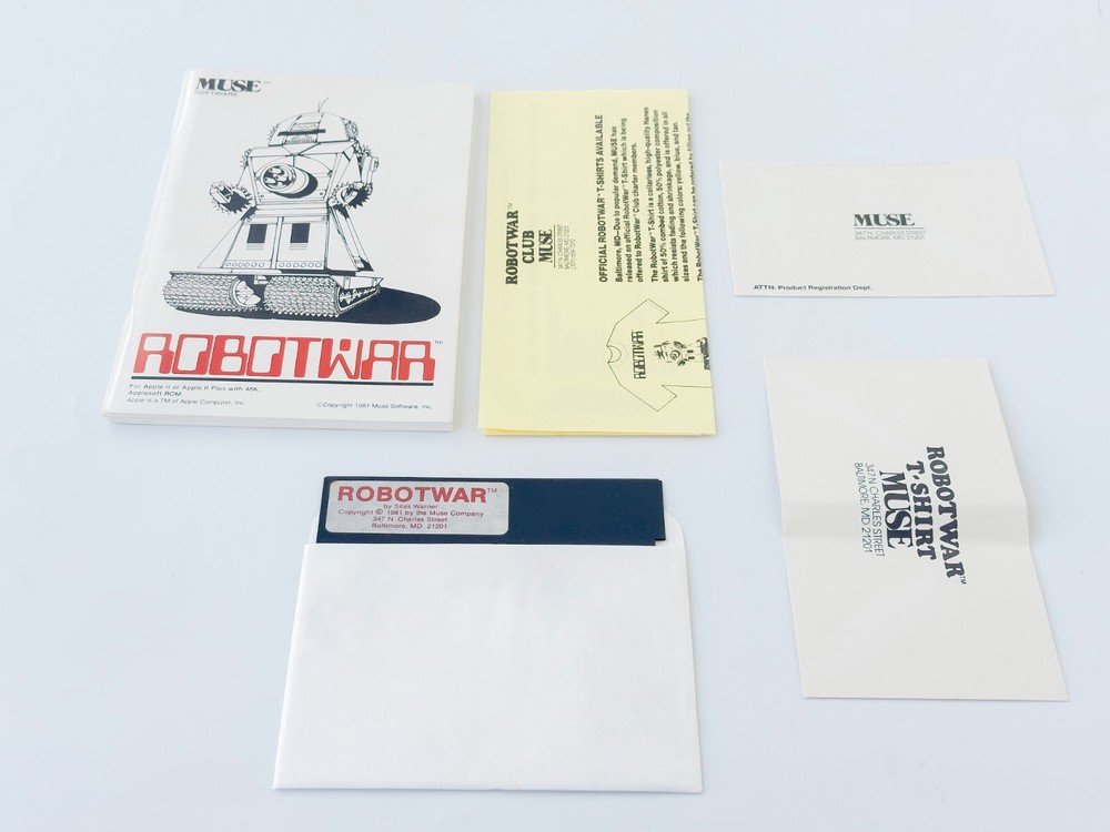 Robotwar - MUSE Software (The MUSE Co.) - 1981 / Apple II