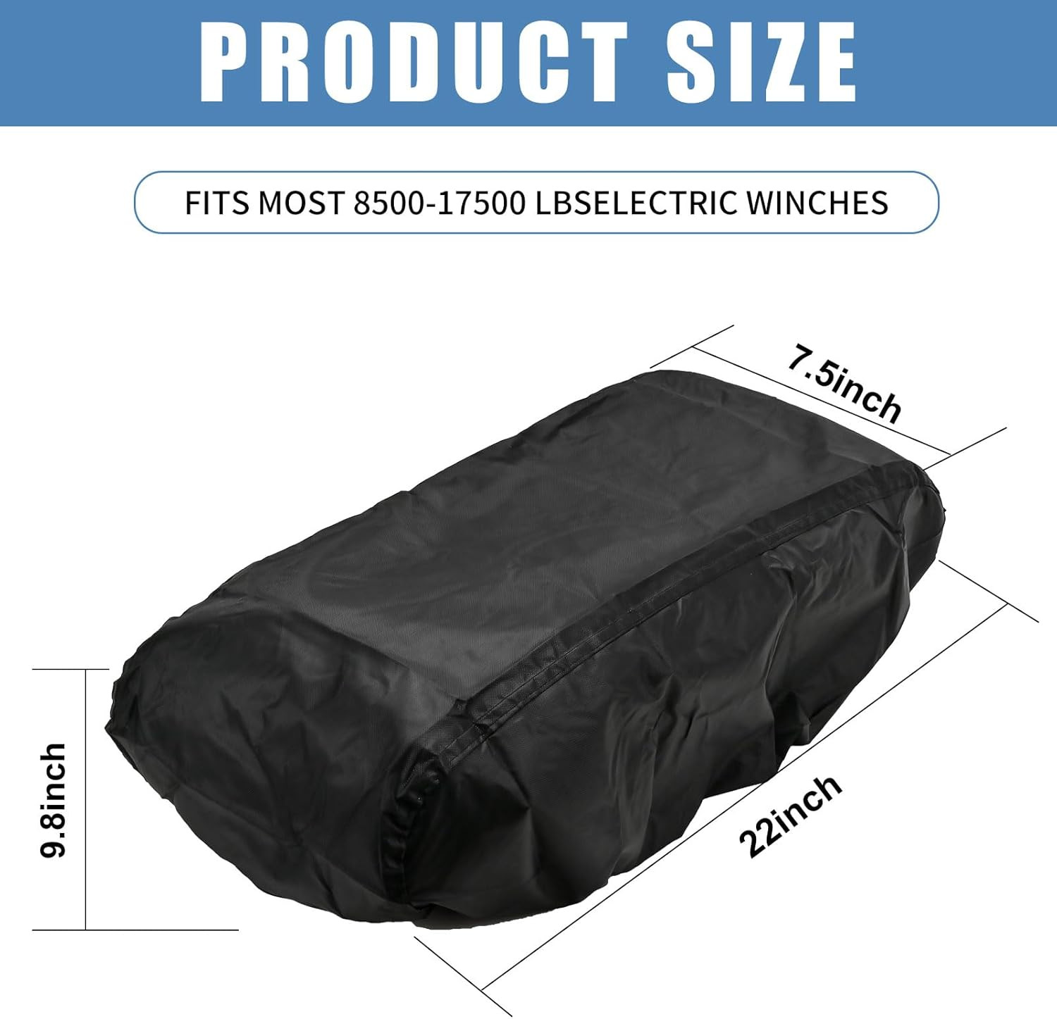 Winch Cover Winch Cover Waterproof Heavy Duty 600D Oxford Fabric Winch Covers